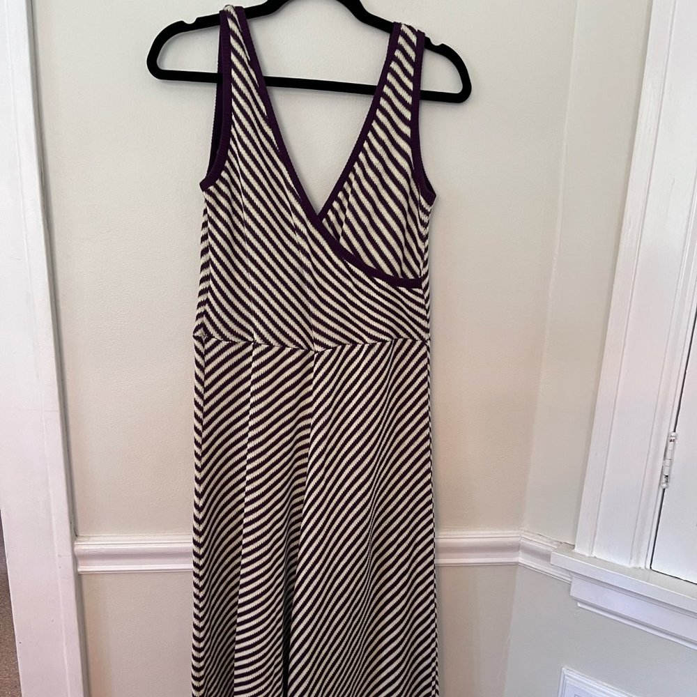 Large Purple and White Ioanna Kourbela Jumpsuit